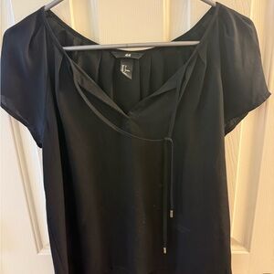 H&M Women's Elegant Black Blouse